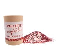 Kiddicraft tube paillettes végétales 35g - Rouge