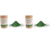 Kiddicraft tube paillettes végétales 5g - Vert (Lot de 2)
