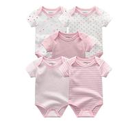 Kiddiezoom Ensemble de Vêtements pour Bébé - Body, Pantalon, Combinaison, Ensemble de Manches Longues pour Garçon et Fille en Coton avec Bonnets et Mitaines Anti-Grattages, 9-12 Months