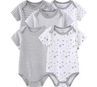 Kiddiezoom Lot de 4 pantalons, style jogging, unisexes, pour bébé, Body gris., 3 mois