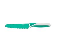 Kiddikutter Couteau d'entraînement (vert) - Léger et facile à prendre en main en acier inoxydable - Couteau sûr pour les enfants - Sans BPA - Passe au lave-vaisselle - 3 ans et plus