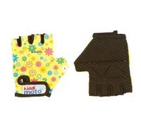 Kiddimoto - 2040219 - Accessoires pour Véhicule - Gants Fleurs en Blanc Taille S Blanc