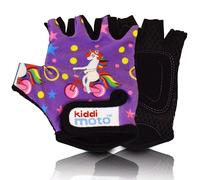 KIDDIMOTO - Gants Vélo pour Enfant de 2 à 8 Ans, Parfaits pour Les Sports de Plein air, Le Cyclisme, la Trottinette - Licorne - Moyen (4-8 Ans)