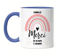 Kiddle-Design Educateur Tasse Bleu Merci Educateur Cadeau Merci Cadeau d'adieu Kita Jardin d'enfants Adieu Garde d'enfants