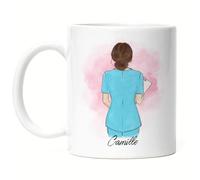 Kiddle-Design Infirmière Tasse Personnalisée Médecin Infirmière Héroïne Collègue Amie avec Nom & Slogan Merci Merci