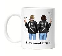 Kiddle-Design Meilleure amie Tasse Personnalisée Meilleure amie Cadeaux BFF Cadeau Meilleurs amis Tasse à personnaliser