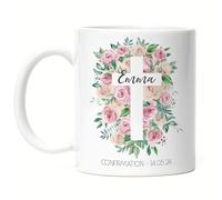 Kiddle-Design Mug Confirmation Fille Cadeau de Confirmation Personnalisé Cadeau d'argent Félicitations pour la Confirmation Proverbes