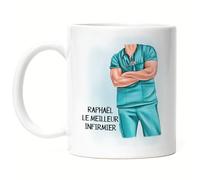 Kiddle-Design Mug Médecin Personnalisé avec nom Cadeau Infirmier Reconnaissance pour infirmier Médecin Diplômé en médecine