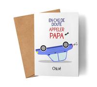 Kiddle-Design Permis de Conduire Réussi Carte Drôle Personnalisée Permis de Conduire Réussite Débutant 18ème Anniversaire Carte Cadeau