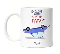 Kiddle-Design Permis de conduire réussi Mug Drôle Personnalisé Permis de conduire réussi Conducteur débutant 18ème anniversaire Proverbe