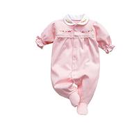 KIDDLETOWN Vêtements Ensemble Nouveau Née Bébé Fille, Bébé Pyjama Filles recouvre les pieds, coton à manches longues Body Combinaison, Tenue de Naissance, nouveau-né vêtements Bébé Fille 0-12 mois