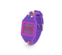 Kiddus Digital LED Montre pour Filles, garçons, Ados. Batterie Japonaise de Longue durée remplaçable. Montre-Bracelet en Silicone. Facile à Lire et à Apprendre l’Heure. KI10212 Points