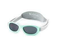 Kiddus Lunettes de Soleil Bébé 6-18 Mois, pour Fille et Garçon, Filtre UV400 CAT 3, Protection 100% UVA UVB, Sans BPA, Bande Ajustable, Légères