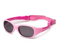 Kiddus Lunettes de Soleil Fille et Garçon, UV400 CAT3 Protection 100% UVA UVB, Monture Incassable Flexible Monobloc, Avec Bande Ajustable, Légères et Sans BPA