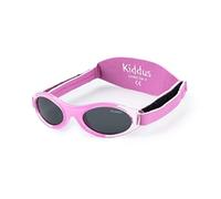 Kiddus Lunettes de soleil Polarisées Premium pour bébé, garçon, fille. De 0 mois à 2 ans. Protection Solaire UV400. Pont de nez en Silicone. Bande réglable en Neoprène
