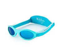 Kiddus Lunettes de soleil Polarisées Premium pour bébé, garçon, fille. De 0 mois à 2 ans. Protection Solaire UV400. Pont de nez en Silicone. Bande réglable en Neoprène