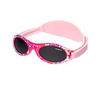 Kiddus Lunettes de soleil Polarisées Premium pour bébé, garçon, fille. De 0 mois à 2 ans. Protection Solaire UV400. Pont de nez en Silicone. Bande réglable en Neoprène