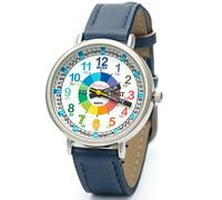 Kiddus Montre Bracelet Éducative pour Enfants, Fille, garçon. Time Teacher Analogique avec Exercices. Facile d’Apprendre à Lire l’Heure. Conçu à Barcelona.