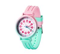 Kiddus Montre Éducative pour Enfants, Montre Bracelet Analogique pour Garçon et Fille à partir de 5 Ans, Waterproof 5ATM, Première Cadeau Apprentissage pour Enfant