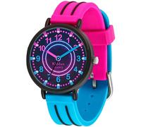 Kiddus Montre Éducative pour Enfants, Montre Bracelet Analogique pour Garçon et Fille à partir de 5 Ans, Waterproof 5ATM, Première Cadeau Apprentissage pour Enfant