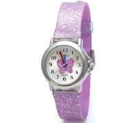 Kiddus Montre pour Fille, Montre Bracelet Enfants avec Paillettes, Cadeu Apprentissage, Analogic Enfant à partir de 5 Ans