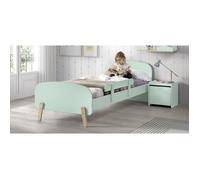 KIDDY Chambre enfant complète style scandinave en bois pin massif et MDF laqué vert menthe - l 90 x L 200 cm