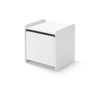 KIDDY Chevet enfant bois laqué 1 porte L 40 cm Blanc