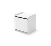KIDDY Chevet enfant bois laqué 1 porte L 40cm Blanc