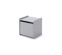 Vipack Chevet enfant KIDDY bois laqué 1 porte L 40 cm Gris