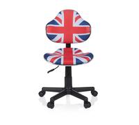 Chaise De Burau Enfant / Chaise Bureau Pour Enfants Kiddy Gti-2 Flag Tissu Hjh Office Bleu