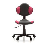 Chaise de bureau / Siège pivotant enfant KIDDY GTI-2 tissu gris / rose hjh OFFICE Gris/Rose