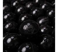 KiddyMoon 1200/6Cm ∅ Balles Colorées Plastique pour Piscine Enfant Bébé Fabriqué en EU, Noir