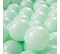 KiddyMoon 300 ∅ 7Cm Balles Colorées Plastique pour Piscine Enfant Bébé Fabriqué en EU, Menthe