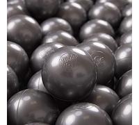 KiddyMoon 700 ∅ 7Cm Balles Colorées Plastique pour Piscine Enfant Bébé Fabriqué en EU, Argenté