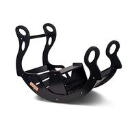 KiddyMoon Bascule pour Enfants Rocker Bébé Balancelle, Noir