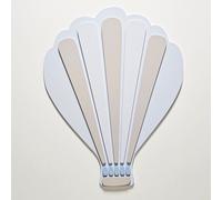 KiddyMoon Décoration murale Sculptures murales en 3D Accessoires de chambre d'enfant en MDF Décoration murale pour enfants Décoration ludique Montessori Motif ballon, bleu