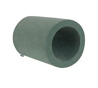 KiddyMoon Element Velours Aire De Jeux en Mousse pour Enfants avec Housse Lavable Soutient L'Intégration Sensorielle Et La Motricité Design Adapté À Tout Intérieur, Élément Tonneau, Vert Forêt