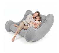 KiddyMoon Fauteuil Sensoriel Gonflable À Bascule Enfant avec Poignées Et Pompe