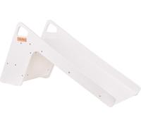 KiddyMoon Grand Toboggan Et Siège 2en1 - Toboggan stable pour tout-petits Jouet Montessori Multifonctionnel Jeux D'intérieur Pour Bébé - Blanc