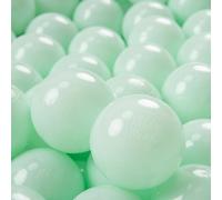 KiddyMoon Kids 700 ∅ 7 cm Play Ball Balls for Baby Plastic Bath Balls EU, Mint