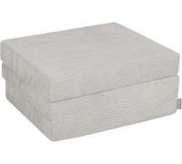KiddyMoon Matelas Enfant Pliable en Mousse Matelas Pouf pour Tout-Petits, Chambre d'enfant, Gris Clair