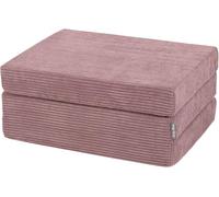 KiddyMoon Matelas Enfant Pliable en Mousse Matelas Pouf pour Tout-Petits, Chambre d'enfant, Violet