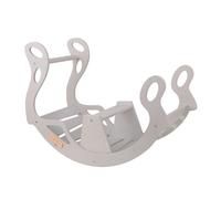 KiddyMoon Rocker Arch Balançoire en bois pour enfants, arche d'escalade Balançoire en bois pour bébés, arche en bois, jouets en bois Jouets Montessori, modèle WR-001, gris