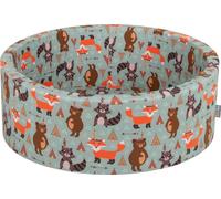 KiddyMoon Spherical Pool 90X30cm/NON Balles Balles pour bébés pour jouer dans la salle de bain, fabriquées en UE, vert clair