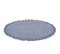 KiddyMoon Tapis De Jeu Pour Enfants Montessori Tapis En Mousse Bébé Épais Et Doux Tapis Rampant Ramper Enfant Jouet Couverture Baby Tapis D'éveil, Fabriqué En UE, XL Ø 105Cm, Bleu Glacier