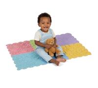 KiddyMoon Tapis Puzzle Sensoriel pour Enfants Tapis Thérapeutique 6 Pieces, Multicolore