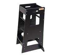 KiddyMoon Tour D’Apprentissage/D’Observation Montessori ST-003 Kitchen Helper, Noir