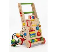 KiddyMoon Trotteur avec Un Tableau D'activité, Chariot de Marche pour Bébé