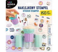 KIDEA Creative Stamp Set - 150 autocollants fabuleux pour un plaisir créatif ! Idéal pour les projets artistiques et éducatifs des enfants.