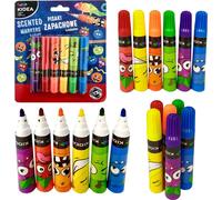 Kidea Feutres Parfumés 6 Couleurs Fournitures Scolaires Enfants Adolescents École